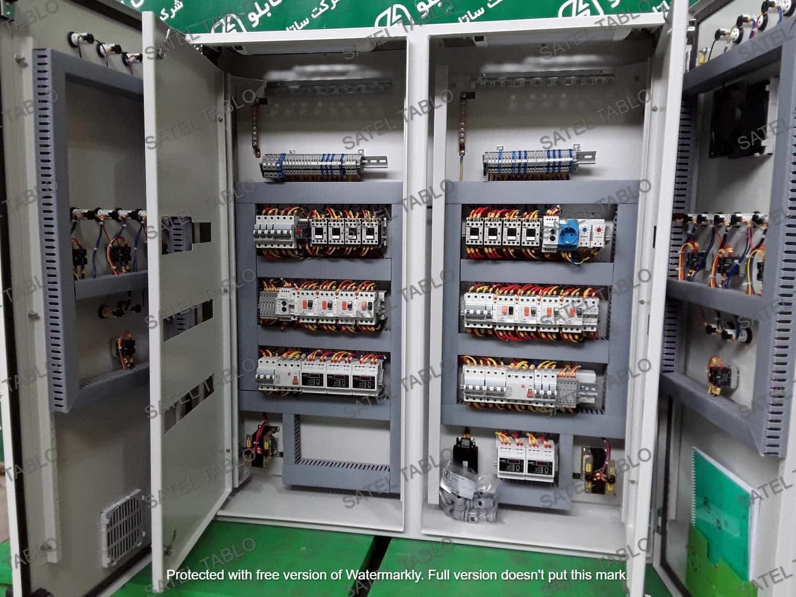 تابلو برق دیگ بخار؛ سفارش طراحی و ساخت، اجزا و نقشه - ساتل تابلو آسیا